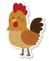 にわとりのイラスト